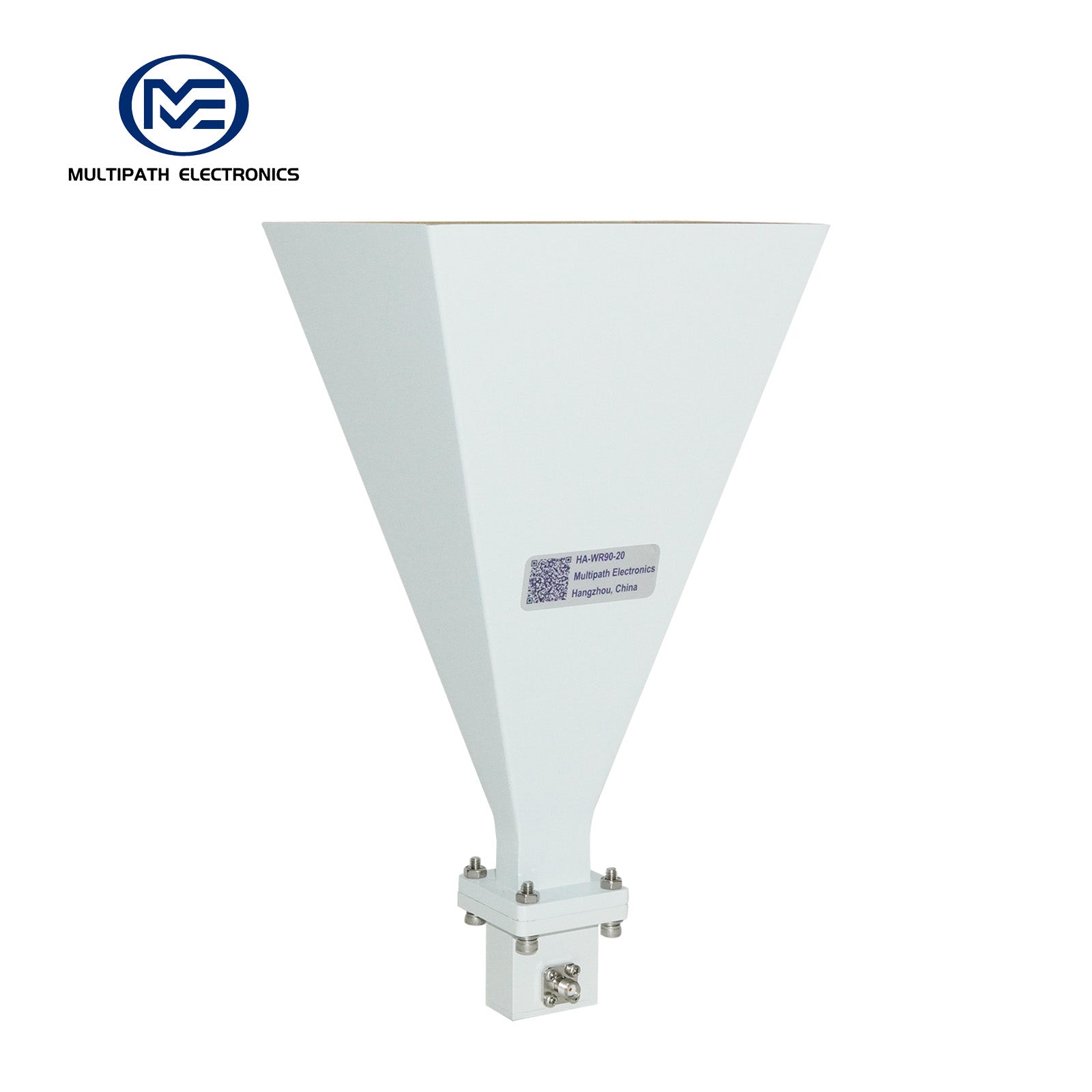 WR90 Standard-Hornantenne mit Hohlleiter-Koaxialadapter, 8,2–12,5 GHz, 10–20 dBi Nenngewinn, SMA-F