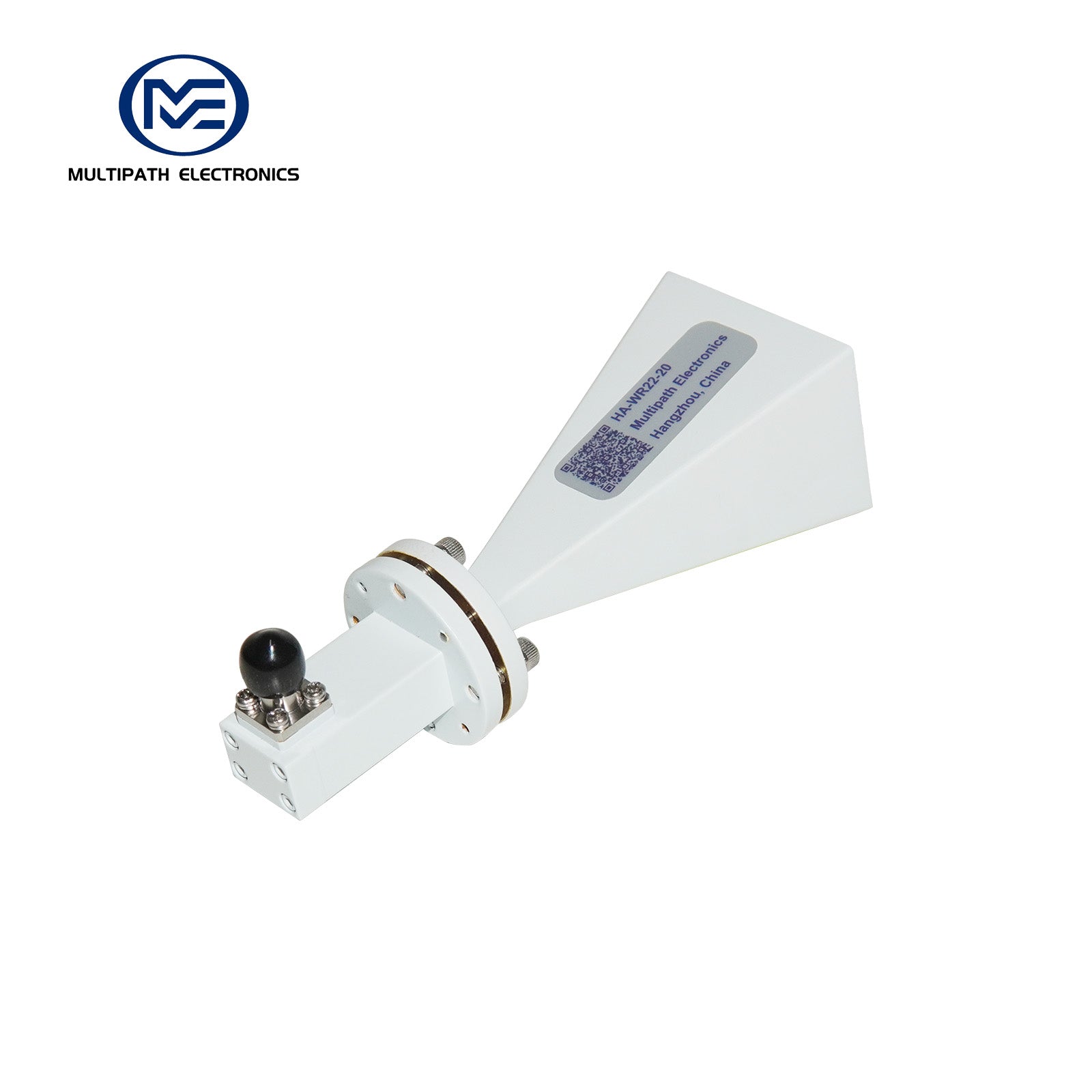 WR22 Standard-Hornantenne mit Hohlleiter-Koaxial-Adapter, 32,9-50,1 GHz, 10–20 dBi Nenngewinn, 2,4-F