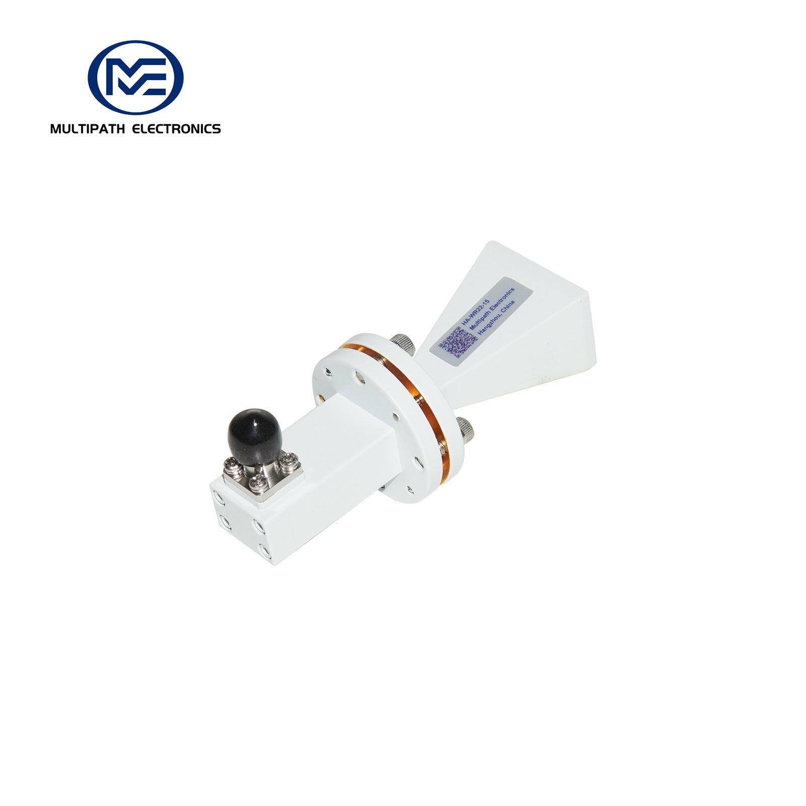 WR22 Standard-Hornantenne mit Hohlleiter-Koaxial-Adapter, 32,9-50,1 GHz, 10–20 dBi Nenngewinn, 2,4-F