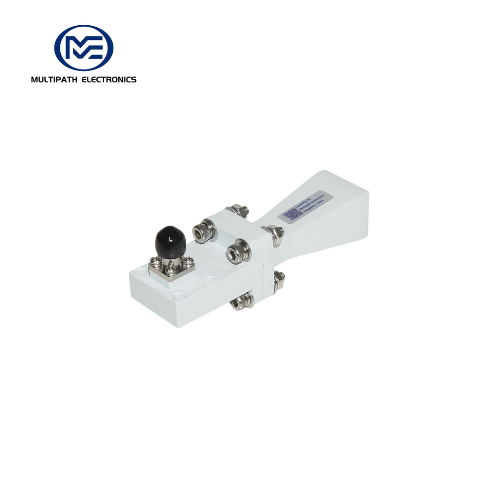 WR34 Standard Gain Horn Antenna with Waveguide-to-Coaxial Adapter, 21.7-33.0 GHz, 10–20 dBi Nominal Gain, 2.4-F