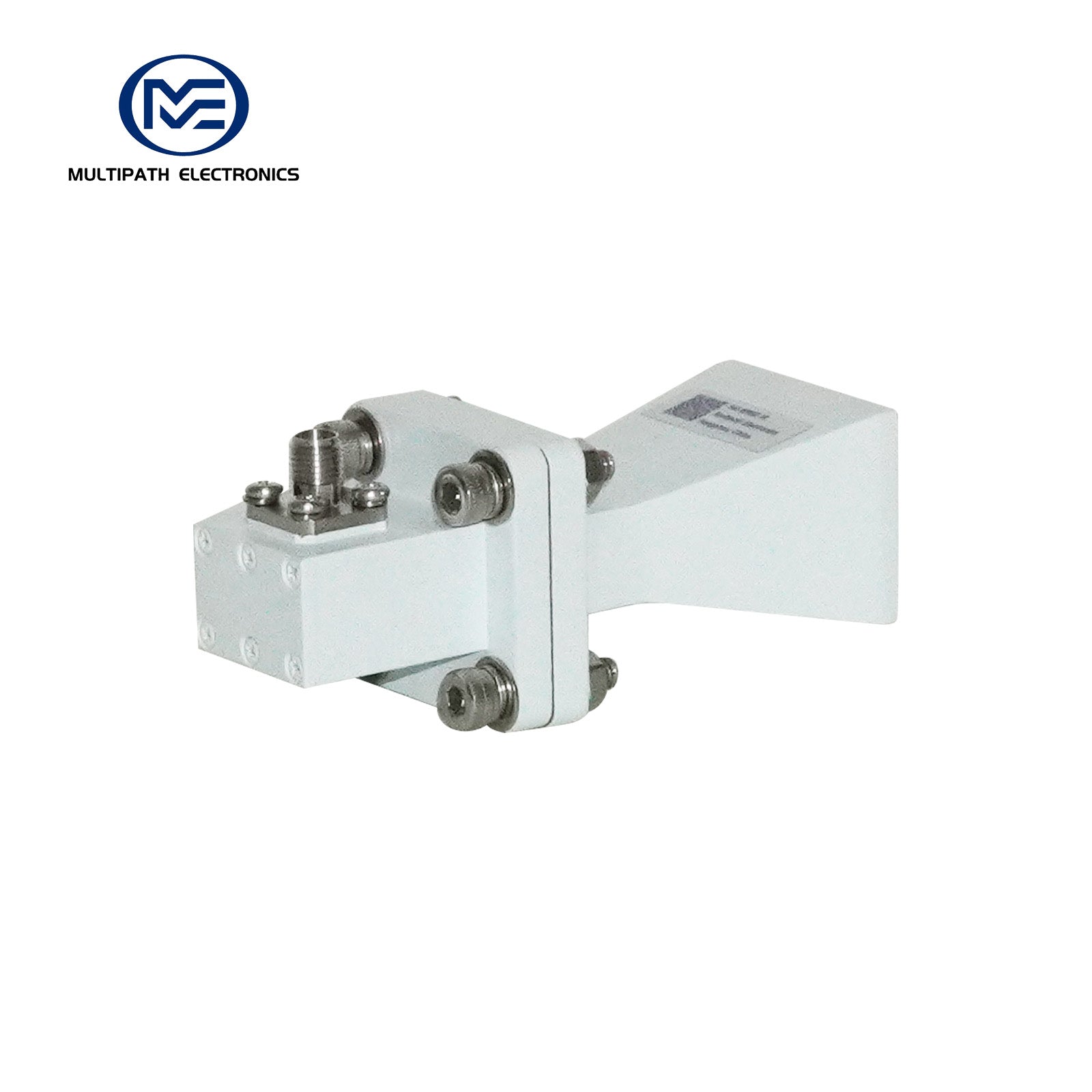 WR62-Standard-Gewinnhornantenne mit Hohlleiter-Koaxial-Adapter, 11,9–18,0 GHz, 10–20 dBi Nenngewinn, SMA-F