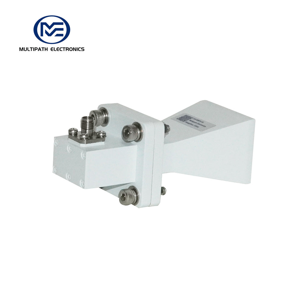 WR75 Standard-Hornantenne mit Hohlleiter-Koaxialadapter, 9,84-15,0 GHz, 10–20 dBi nominaler Gewinn, SMA-F