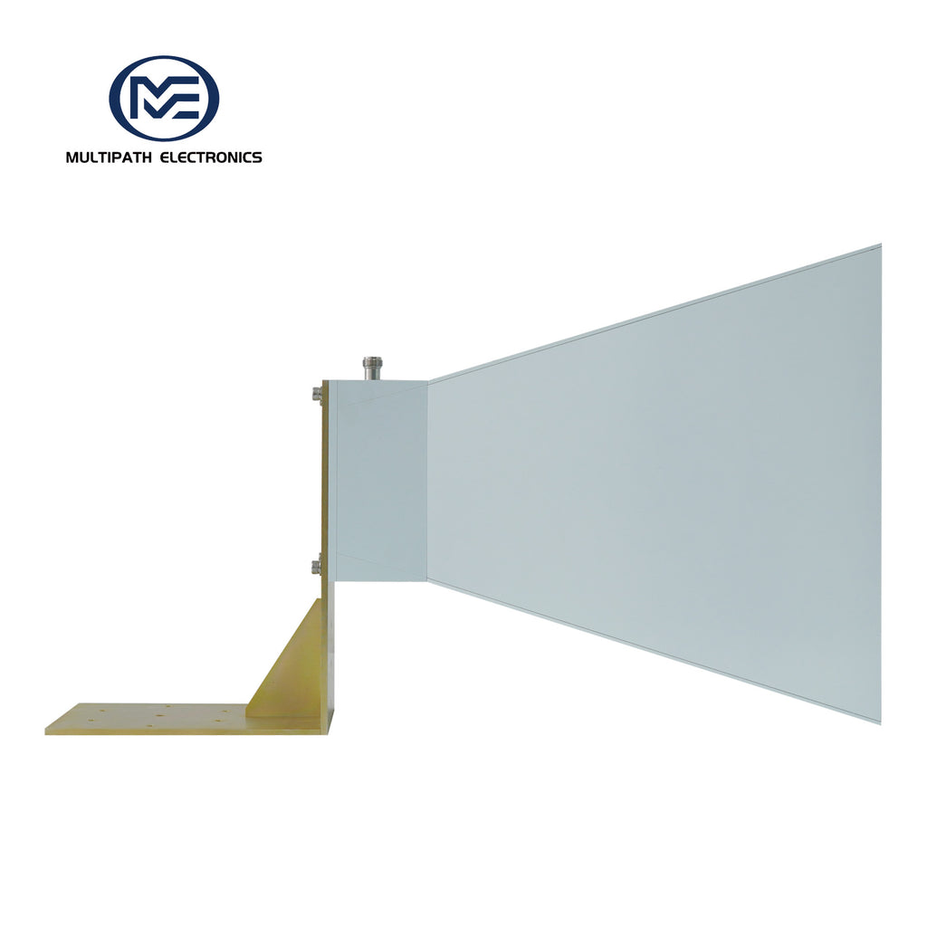 Broadband Horn Antenna, Single Polarized, 0.5 GHz to 2 GHz, 7 dBi,  N Female