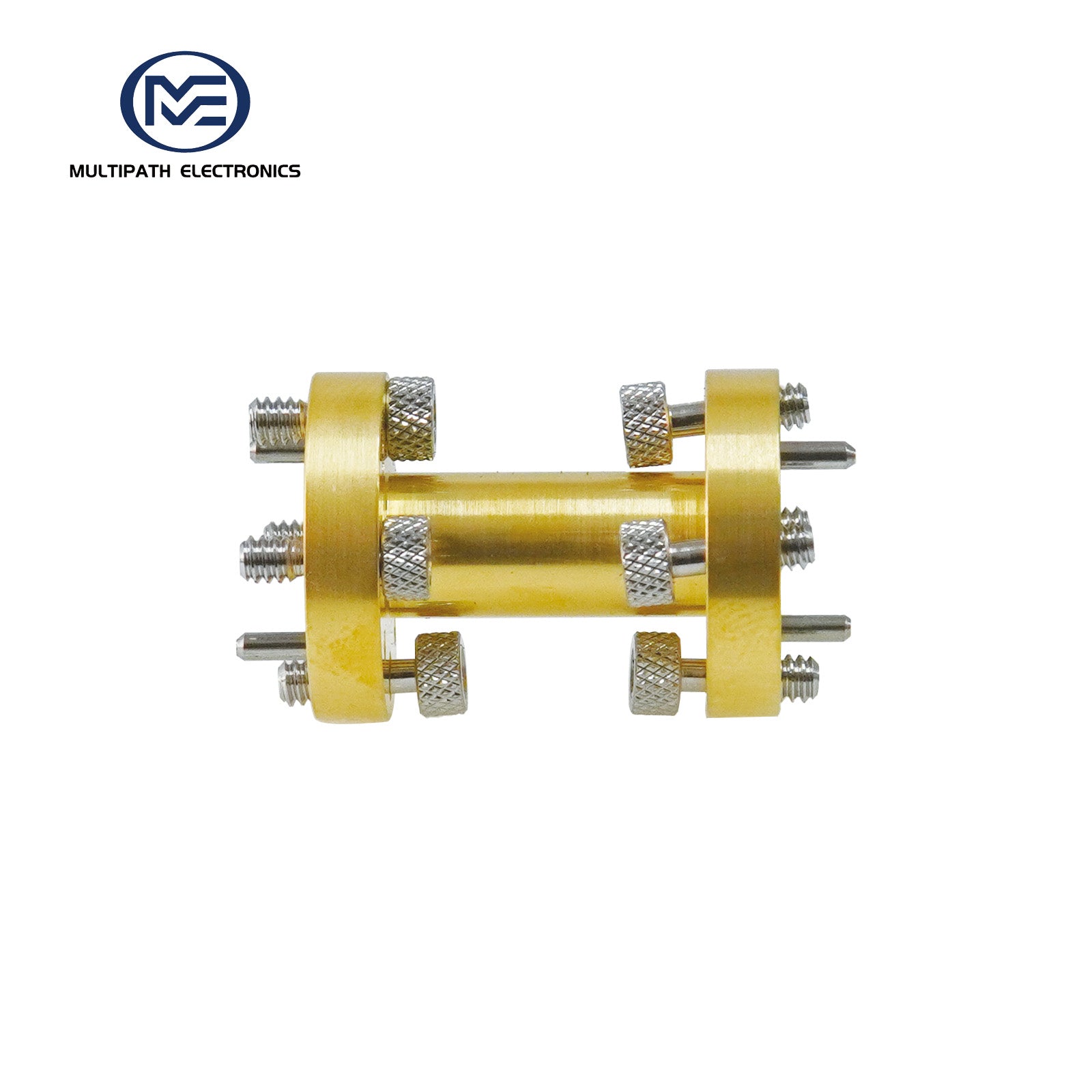 WR8-Hohlleiter-Geradstück, 92.2-140.0 GHz, UG-387/U-M, Goldbeschichtung
