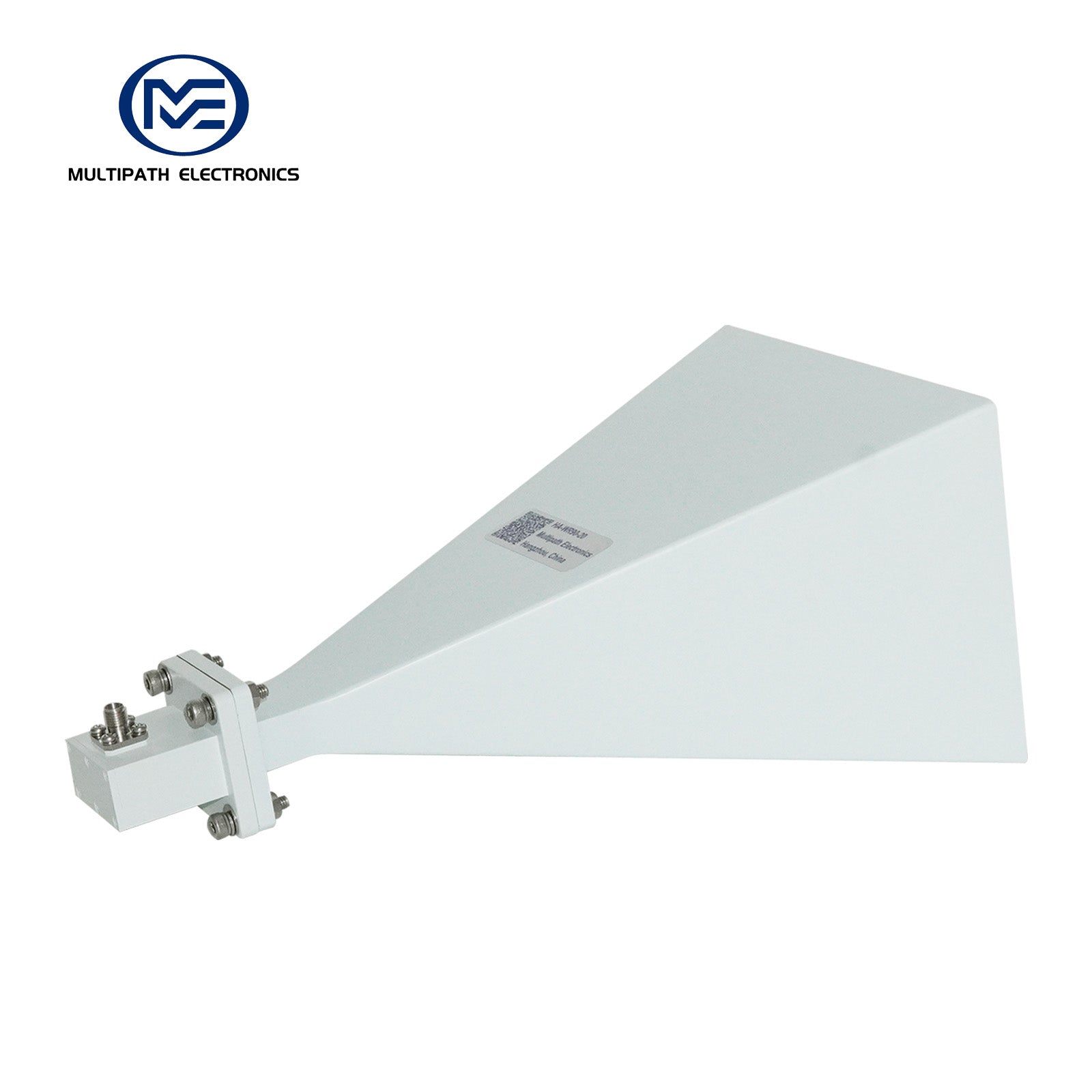 WR90 Standard Gain Horn Antenna with Waveguide-to-Coaxial Adapter, 8.2-12.5 GHz, 10–20 dBi Nominal Gain, SMA-F