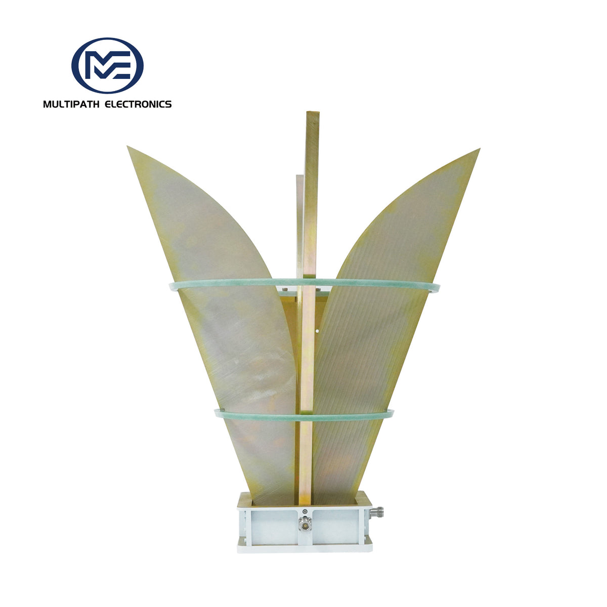 Broadband Horn Antenna, Dual Polarized, 0.35 GHz to 2 GHz, 10 dBi, N Female