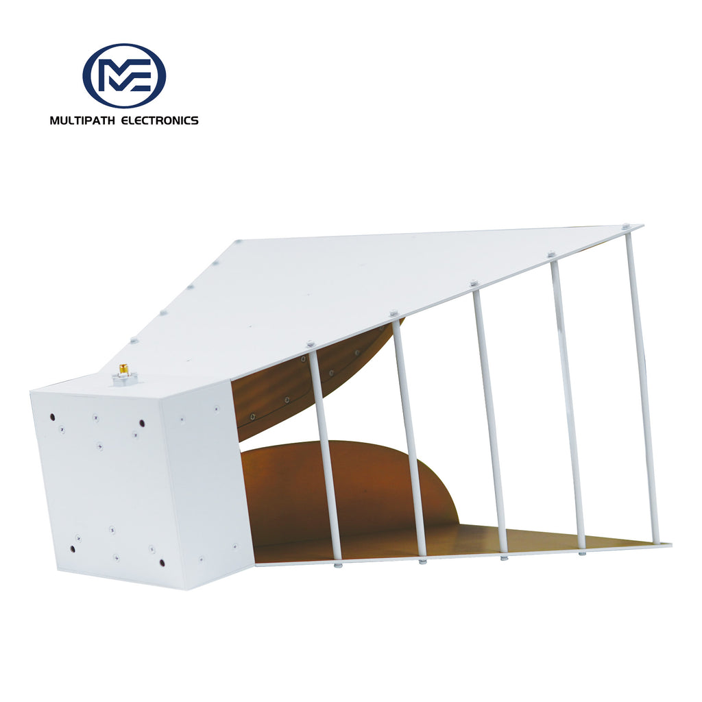 Broadband Horn Antenna, Single Polarized, 0.6 GHz to 9 GHz, 13 dBi, SMA Female