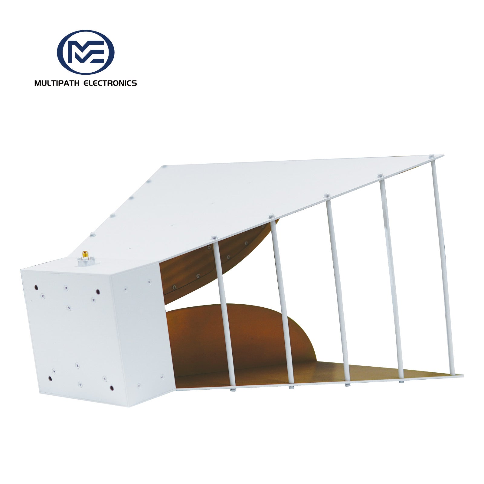 Broadband Horn Antenna, Single Polarized, 0.6 GHz to 9 GHz, 13 dBi, SMA Female