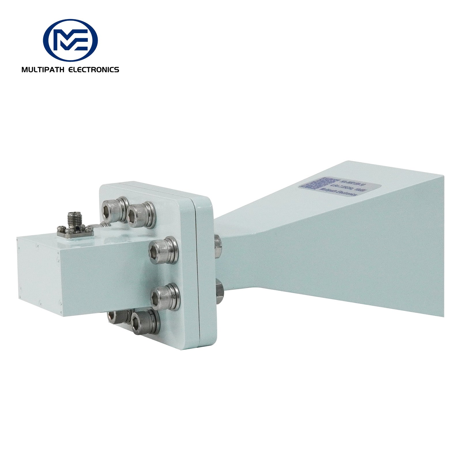 WR159 Standardgewinn-Hornantenne mit Hohlleiter-Koaxialadapter, 4,64-7,05 GHz, 10–20 dBi Nenngewinn, SMA-F