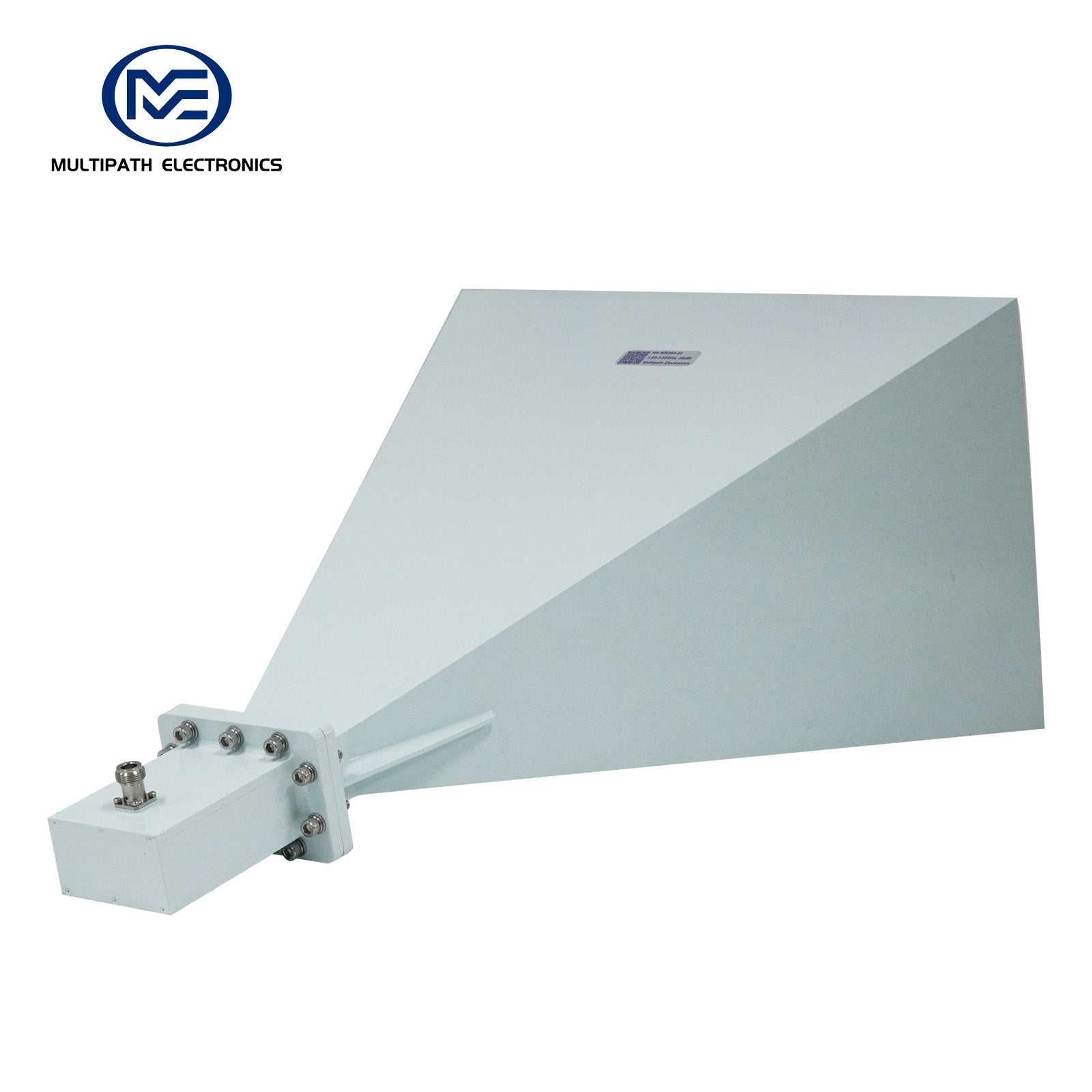 WR284 Standardgewinnhornantenne mit Hohlleiter-Koaxial-Adapter, 2,6–3,95 GHz, 10–20 dBi Nenngewinn, N-Buchse