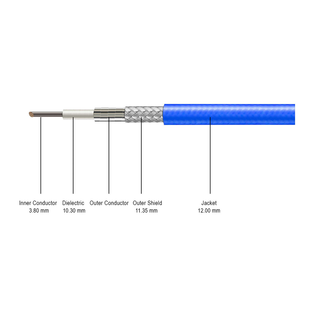 HB460 Series, RF Cable Assembly, 18 GHz, High Power, Low Loss Cables, N
